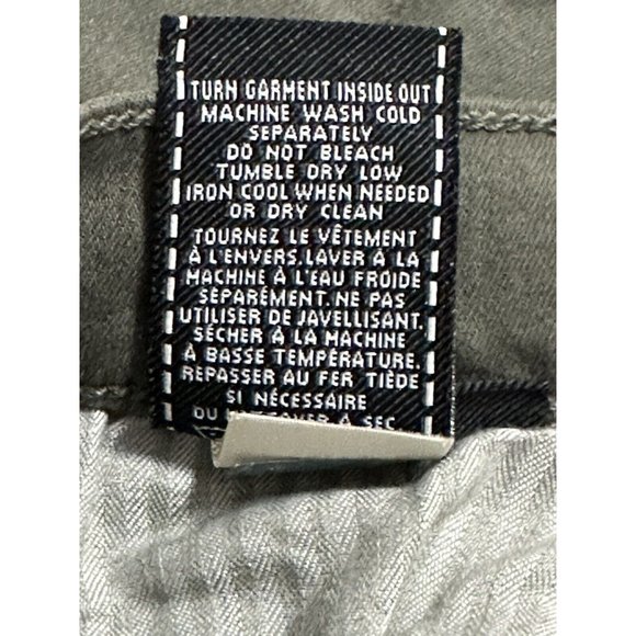 7 For All Mankind NWT Ankle Skinny Jeans Olive Green Mid Rise Denim Jeans Sz 27 - Picture 9 of 10